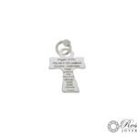 Dije De Plata Tt Inscripcion Angelo Di Dio 1,5Gr