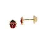 Topos Oro 18K Mariquita Ancho 5 Mm