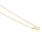 La Cadena De Oro Con Dije Letra Es Una Joya Personalizada Y Elegante. Brindándote La Oportunidad De Expresar Tu Autenticidad De Forma Única.