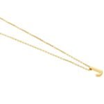 La Cadena De Oro Con Dije Letra Es Una Joya Personalizada Y Elegante. Brindándote La Oportunidad De Expresar Tu Autenticidad De Forma Única.