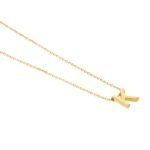 La Cadena De Oro Con Dije Letra Es Una Joya Personalizada Y Elegante. Brindándote La Oportunidad De Expresar Tu Autenticidad De Forma Única.