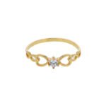 Anillo De Oro 18k Solitario  1.55gr Aproximado / Talla 6.5