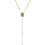 Camandula Oro 18K Ancho 1 Mm Largo 50 Cmm Hasta La Union En V