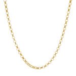 Cadena Tejido Rollon Oro 18K Ancho 2Mm