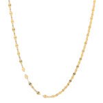 Cadena Tejido Cris Cross Oro 18K Ancho 1Mm