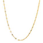 Cadena Tejido Criss Cros 18K 2 Mm