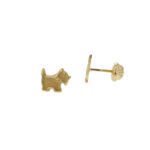 Topos Perro Oro 18K Ancho 8Mm