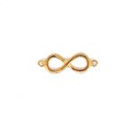 Herraje Infinito  Para Pulsera Oro 18K