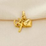 Dije Tres Gracias  Oro 18K Ancho 4Mm