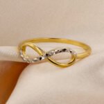 Anillo De Oro 18K Infinito 1.61gr / Talla 6