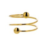 Anillo De Oro 18K Expandible 1.61gr / Talla 6 - Image 2