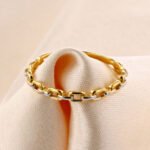 Anillo De Oro 18K Cintillo 1.43gr / Talla 7