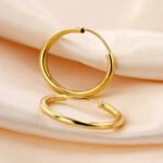 Aretes De Oro 18K Candongas