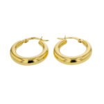 Aretes De Oro 18K Candongas - Image 2