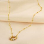 Gargantilla De Oro 18K Esferas