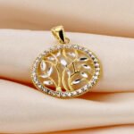 Dije De Oro 18K Árbol De La Vida