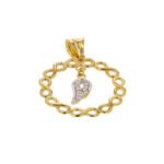 Dije De Oro 18K Infinitos Y Ala - Image 2