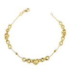 Pulsera De Oro 18K Con Dijes Infinitos Y Corazones - Image 2