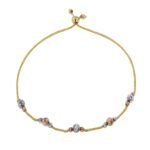 Pulsera De Oro 18K Con Esferas - Image 2
