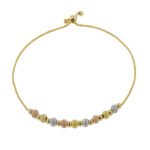 Pulsera De Oro 18K Con Esferas - Image 2