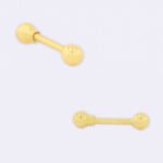 Piercing Oro 18K Para Oreja, Esfera - Imagen 2