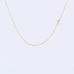 Cadena De Oro 18K Tejido Escalera Plana. Ancho 1Mm - Image 2