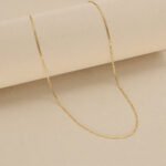 Cadena De Oro 18K Tejido Bismark. Ancho 2Mm