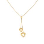 Gargantilla De Oro 18k Corazones- Ancho Frontal 8mm - Imagen 2