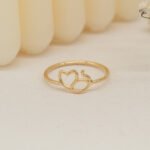 Anillo Oro 18k  Con Forma De Gato 1.04gr / Talla 7