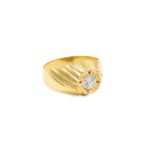 Anillo De Oro 18k Tipo Solitario 6.6gr / Talla 12 - Image 2