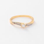 Anillo De Oro 18K Solitario 2.0gr / Talla 8 - Image 3