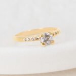 Anillo De Oro Solitario 3.1gr / Talla 6.5