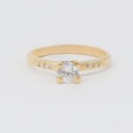 Anillo De Oro Solitario 3.1gr / Talla 6.5 - Image 2