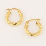 Candongas De Oro 18K Melcocha