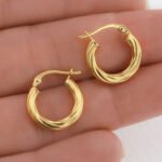 Candongas De Oro 18K Melcocha - Image 3