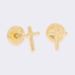 Topos De Oro 18k Cruz Delgado Mini 0,63Gr - Image 2