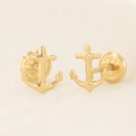 Topos De Oro 18k Ancla 0,64Gr
