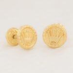 Topos De Oro 18k Medalla Corona 0,75Gr