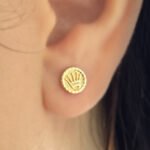 Topos De Oro 18k Medalla Corona 0,75Gr - Imagen 3