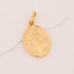 Dije De Oro 18k Virgen Milagrosa - Imagen 3