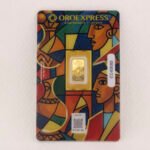 Lingote de 1.0 gramo ley 999 24k.